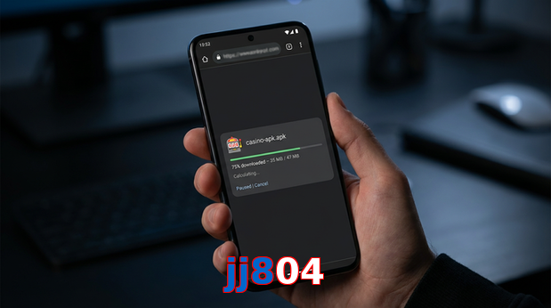 Main screen of Jj804 apk page for PK players