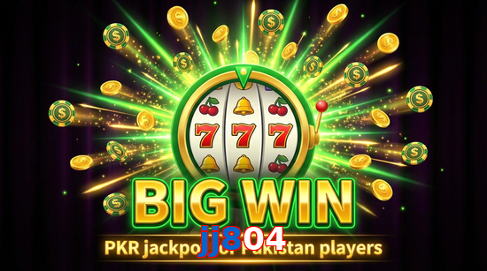 Big win animation on Jj804 slot game